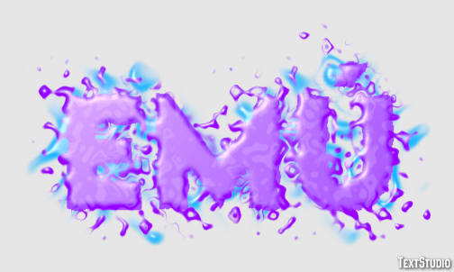 Emú Text effect