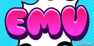 Emú Text Effect