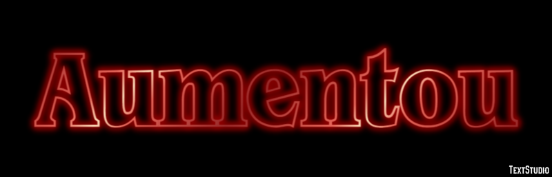 Aumentou Efeito do texto