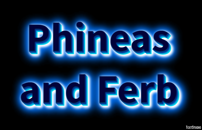 Phineas and Ferb Text Effect