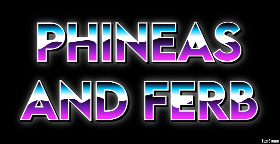Phineas and Ferb Text Effect