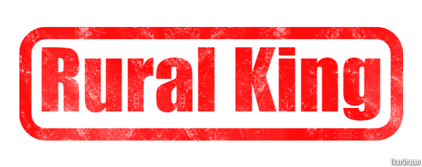Rural King Efeito de texto