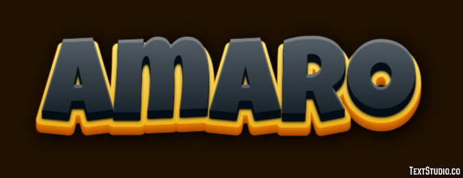 Amaro Texteffekt