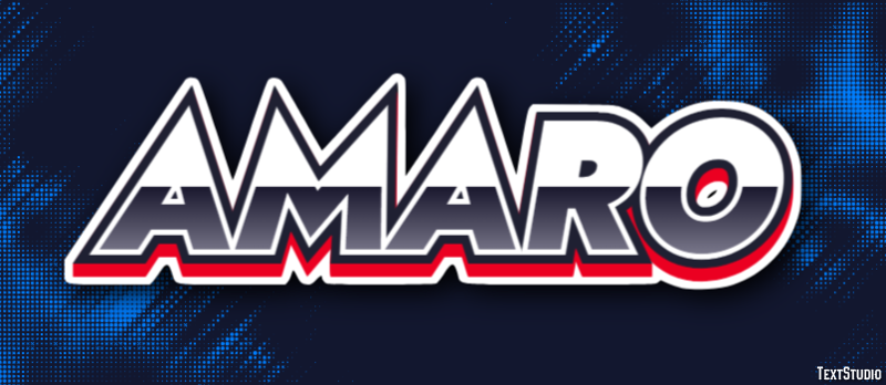 Amaro Tekst Effect