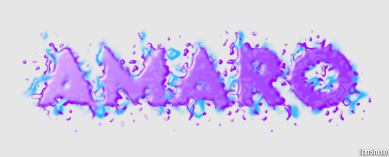 Amaro Tekst Effect