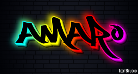 Amaro Tekst Effect