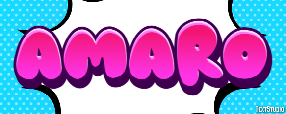 Amaro Tekst Effect