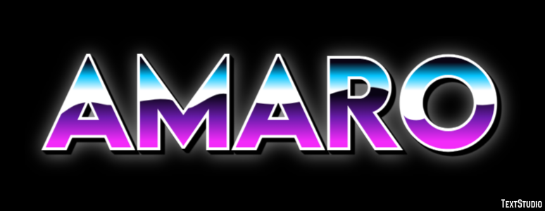 Amaro Tekst Effect