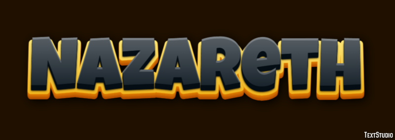 Nazareth Efeito de texto