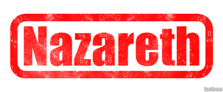 Nazareth Efeito de texto