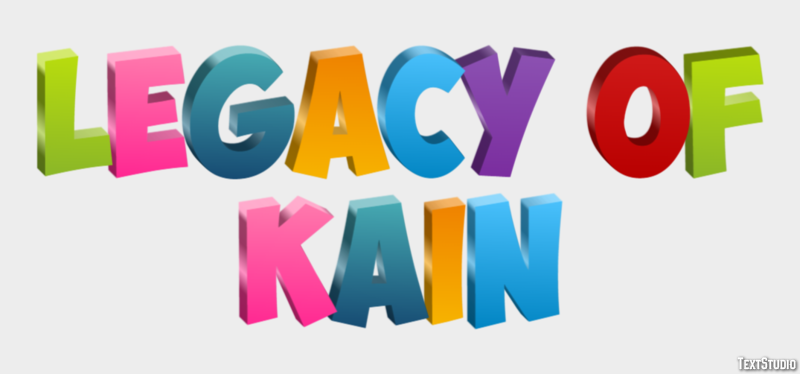 Legacy of Kain Efecto de Texto