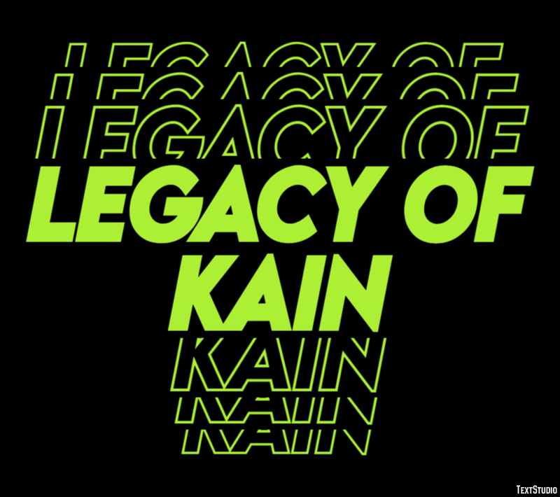 Legacy of Kain Efecto de texto