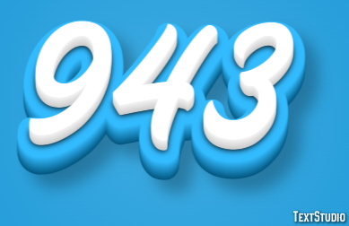 943 Efecto de Texto
