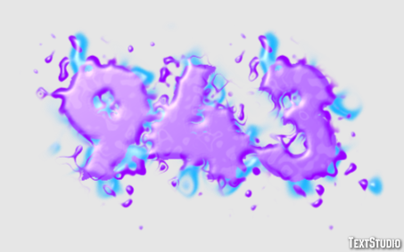 943 Efecto de Texto