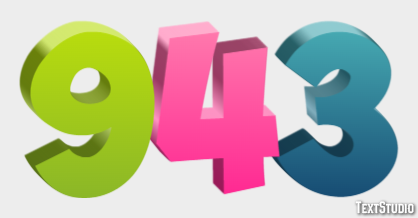 943 Efecto de Texto