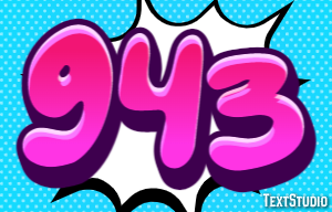 943 Texteffekt