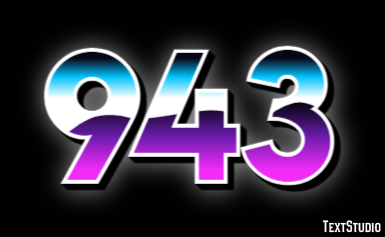 943 Efekt tekstowy