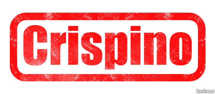Crispino Effetto testo
