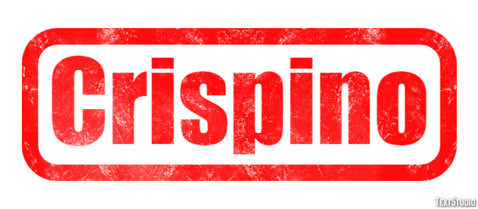 Crispino Effetto testo