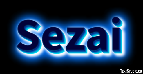 Sezai Effetto testo