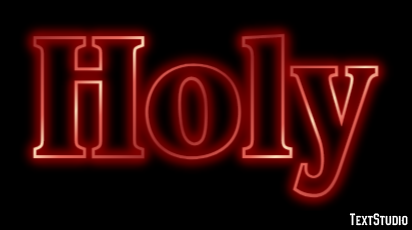 Holy Efekt tekstowy