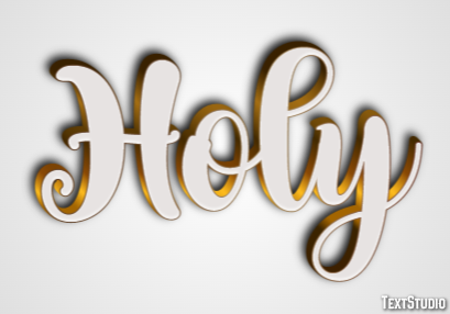 Holy Text Effect