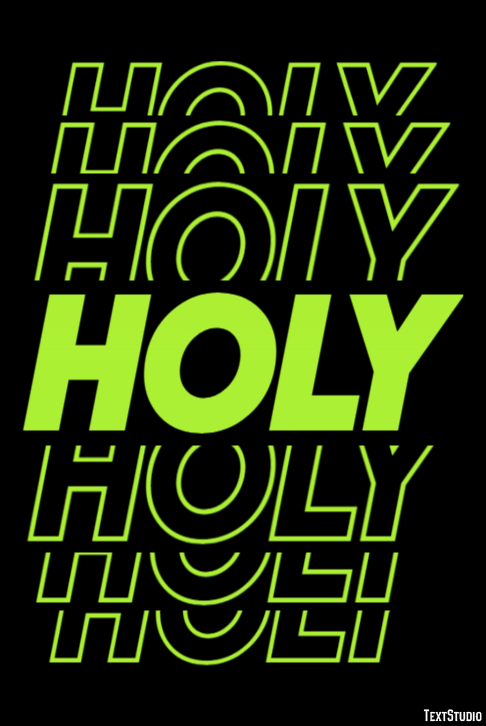 Holy Text Effect