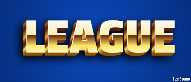 League Tekst Effect