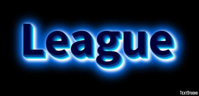 League Tekst Effect