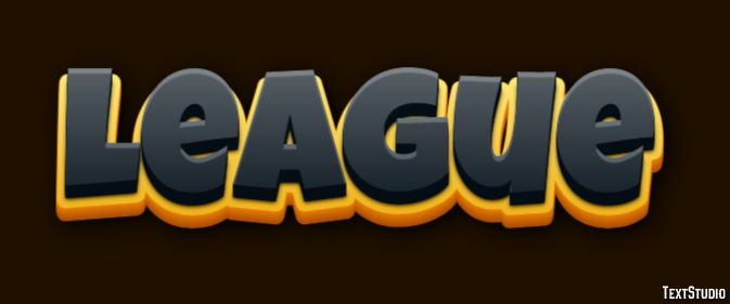 League テキスト効果
