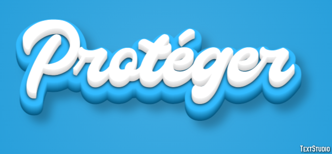 Protéger Text Effect