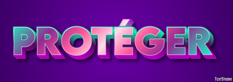 Protéger Text Effect