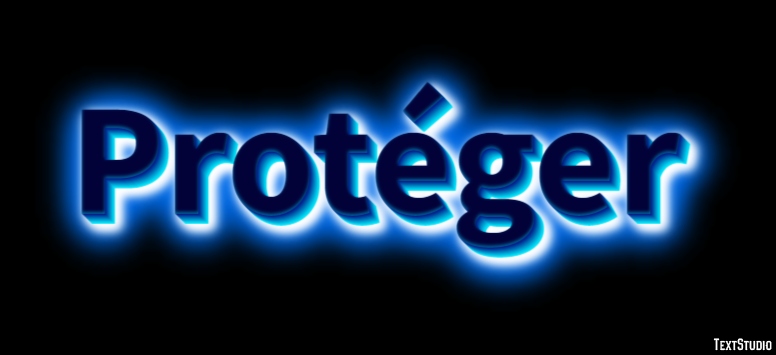 Protéger Text Effect