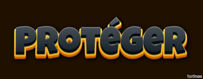 Protéger Text Effect