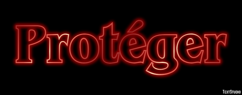 Protéger Text Effect