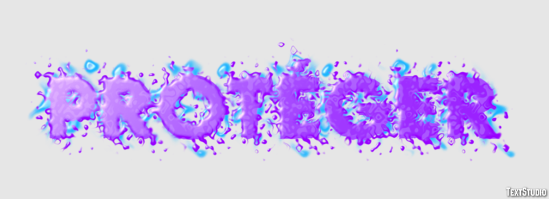 Protéger Text Effect