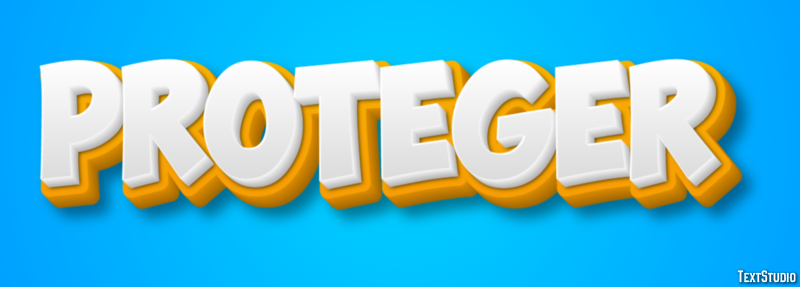 Protéger Text Effect