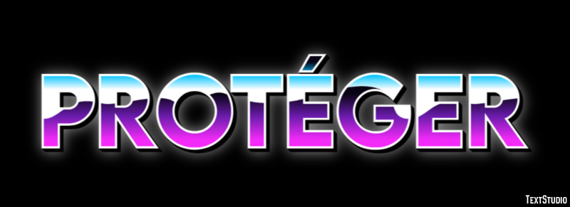 Protéger Text effect