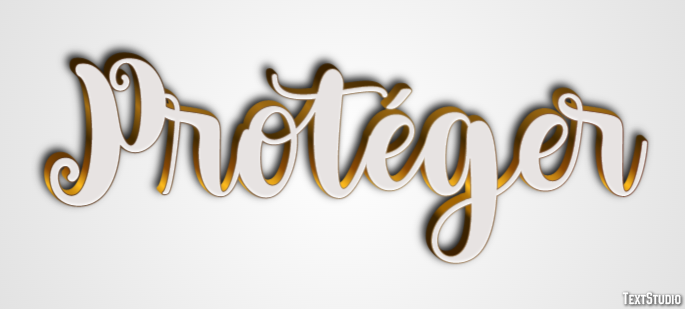 Protéger Text Effect