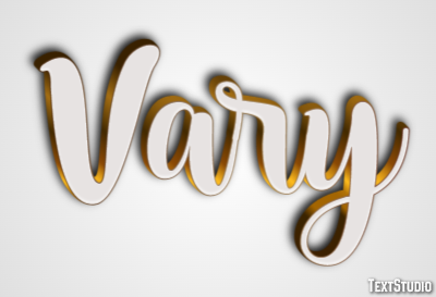 Vary Text Effect