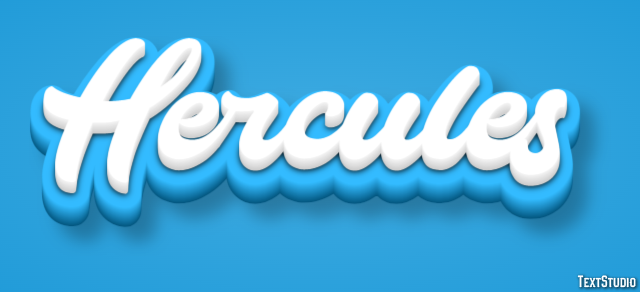 Hercules Efeito de texto