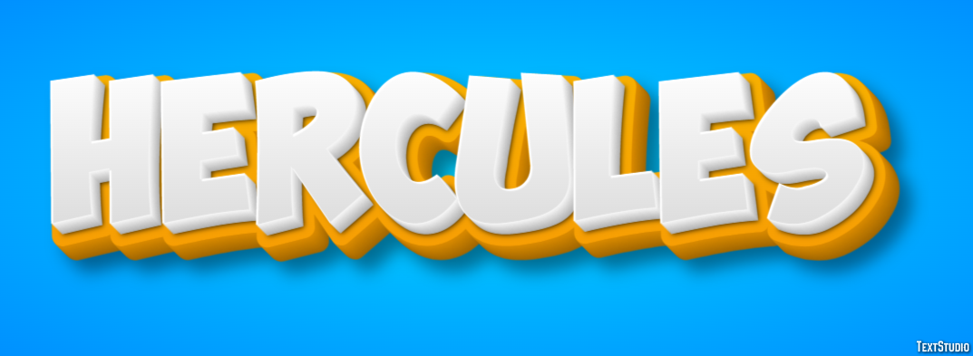 Hercules Efeito de texto