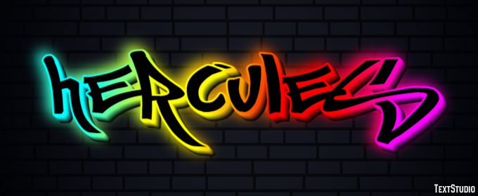 Hercules Efeito de texto