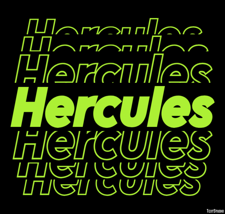 Hercules Text Effect