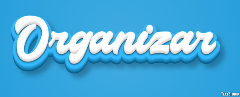 Organizar Efeito de texto