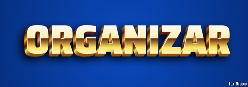 Organizar Efeito de texto