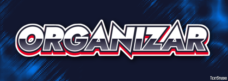Organizar Efeito de texto