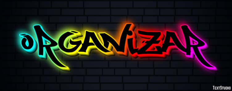 Organizar Efeito de texto