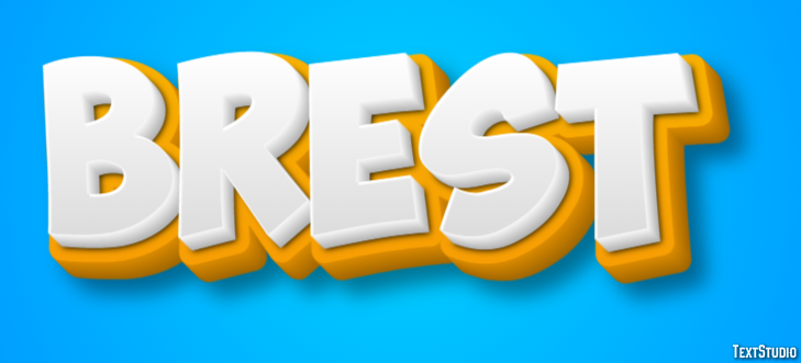Brest Texteffekt