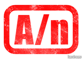 A/n Текстовый эффект